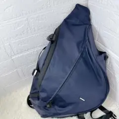 00s y2k HGUL+BAG ボディバッグ スリングバッグ ネイビー