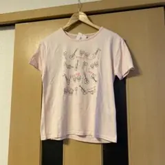 新品 楽器プリント柄 半袖Tシャツ LL