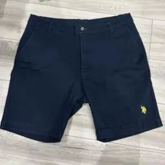 U.S. POLO ASSN. メンズ ハーフパンツ ネイビー ユーエスポロ