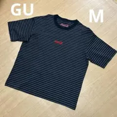 GU メンズ　半袖Tシャツ　ボーダー　M
