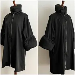 Jean Paul GAULTIER/black zip up coat