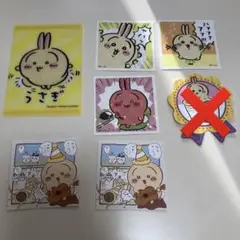 ちいかわ　うさぎ　シール　カード