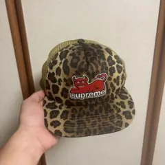 ヒョウ柄キャップ SUPREME