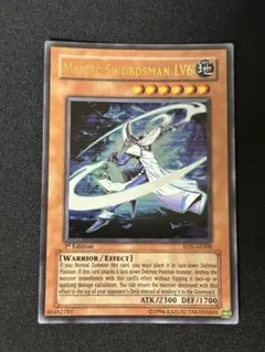 遊戯王 ミスティック・ソードマンLV6 アジア版1st ウルトラ