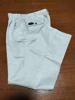 ワークパンツ　ウエスト73　ライトグリーン