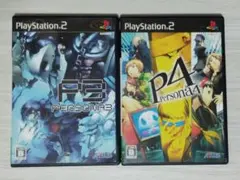 【ps2】ペルソナ3 & 4 セット　カード付き（送料込み）