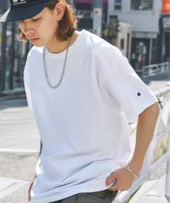 チャンピオン コットン ワッペン Tシャツ　試着のみ