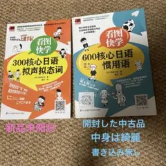 看图快学300(新品)核心日语拟声拟态词600核心日语惯用语(未使用近い)共2册