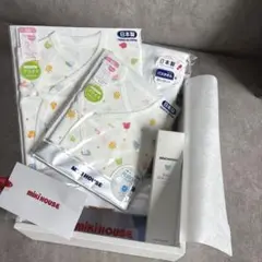 MIKI HOUSE ベビー肌着・ミルクローション・バスタオルセット