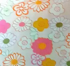 花柄生地 はぎれ ピンク オレンジ