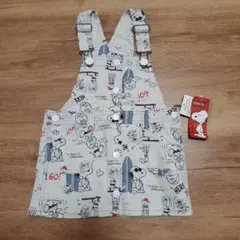 PEANUTS スヌーピー オーバーオール 90 新品