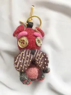 新品★バーバリー バッグチャーム キーホルダー 犬 ドッグ 箱付き