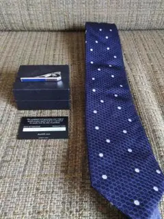 dunhill ダンヒル JFA オフィシャル ネクタイ、ネクタイピン2018