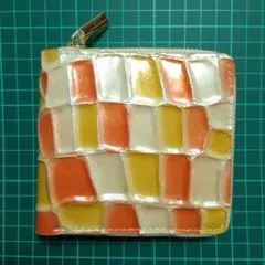 ステンドグラス ラウンド型二つ折り財布
