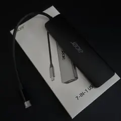 acer 7-in-1 USB C Hub ブラック