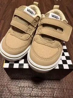 新品未使用タグ箱付VANS ベージュ スニーカー