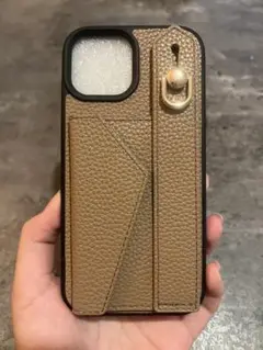 【美品】1000円から値下げ！レザー調iPhoneケース iPhone15