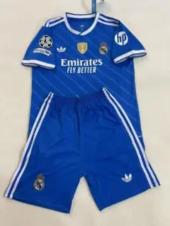 25-26 レアル・マドリード キッズ用サッカーユニフォームセット 22#