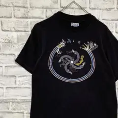 USA製90sヴィンテージTシャツ！シングルステッチ　ブラウン半袖古着　M 22