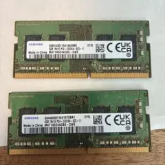動作確認済SamsungDDR4SO-DIMM4GB×2 8GPC4-3200
