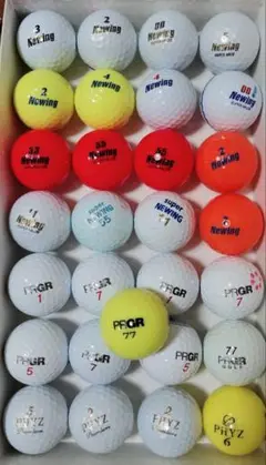 美品ゴルフボールセット Newing PRGR PHYZ29球