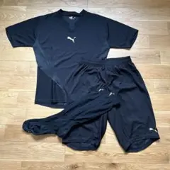 Puma ブラック シャツ、ショーツ、ソックス　セット