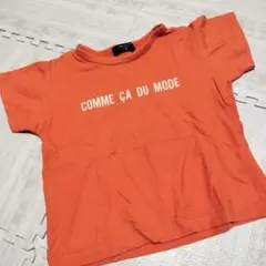 COMME CA DU MODE オレンジ Tシャツ 95サイズ