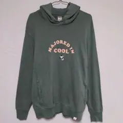 【美品】ユニクロ スヌーピー コラボ パーカー 緑