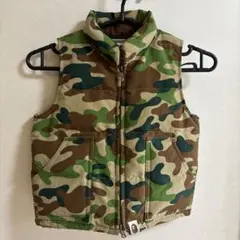 BAPE KIDS APE ダウンベスト　100センチ