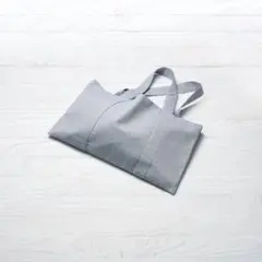 NEYER マイヤーホールドハーフバッグ グレーの折りたたみエコバッグ