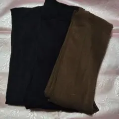 黒と茶色のタイツ3枚セット