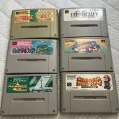 スーパーファミコン ゲーム6本セット