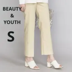 【極美品】ビューティーアンドユース BY ポリエステルオックスストレートパンツ