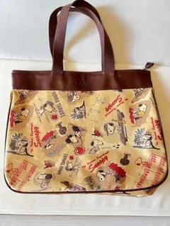 訳あり/ヴィンテージ【SNOOPY トートバッグ　カバン】レトロ　バック
