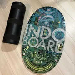 INDO BOARD バランスボード 木製 付属ローラー付き