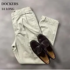 古着DOCKERS2タックチノ 34×32【AA87】