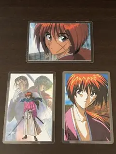 【当時物】るろうに剣心　緋村剣心　ラミネートカード