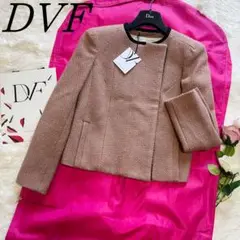 【未使用タグ付き】DIANEvonFURSTENBERG ノーカラージャケット