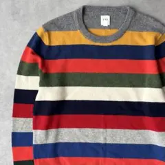 13778 GAP レインボー マルチカラー ニット セーター