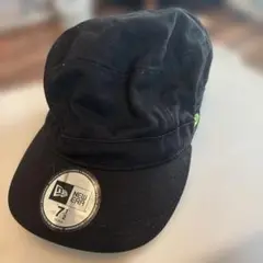 NEW ERA ブラック ワークキャップ 7 1/2
