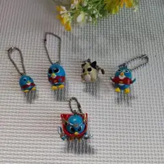 ペンギンの問題☆ ストラップ☆ 5個セット☆