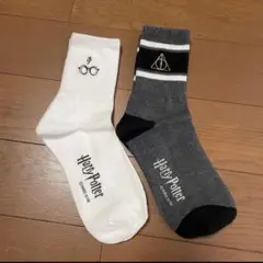 ハリーポッター ソックス　セット　メガネ　刺繍　靴下
