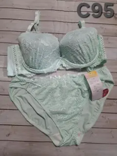 新品◎C95◎ブラジャー&ショーツ4Lセット⑯