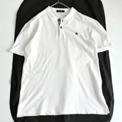 美品 BURBERRY BLACK LABEL ホワイトポロシャツ 3