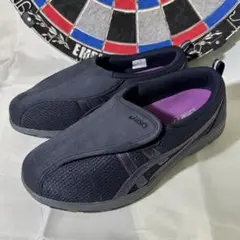 未使用 asics アシックス ライフウォーカー 24.5cm スリッポン