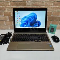 NECノートPC Corei7 メモリ8GB 高速起動SSD オフィス2024年