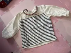 ‼️美品ストライプ柄長袖シャツ 100cm