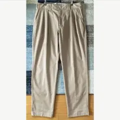 美品 Dickies 2タック チノパン スラックス W32 ベージュ カーキ