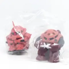 まちぼうけ　ガンダムの場合 シャア専用ザク& シャア専用ズゴック 2体セット