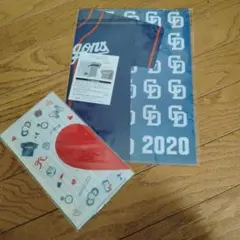 中日ドラゴンズ　コスメ柄ミニクリアファイル・ 2020年クリアファイル
